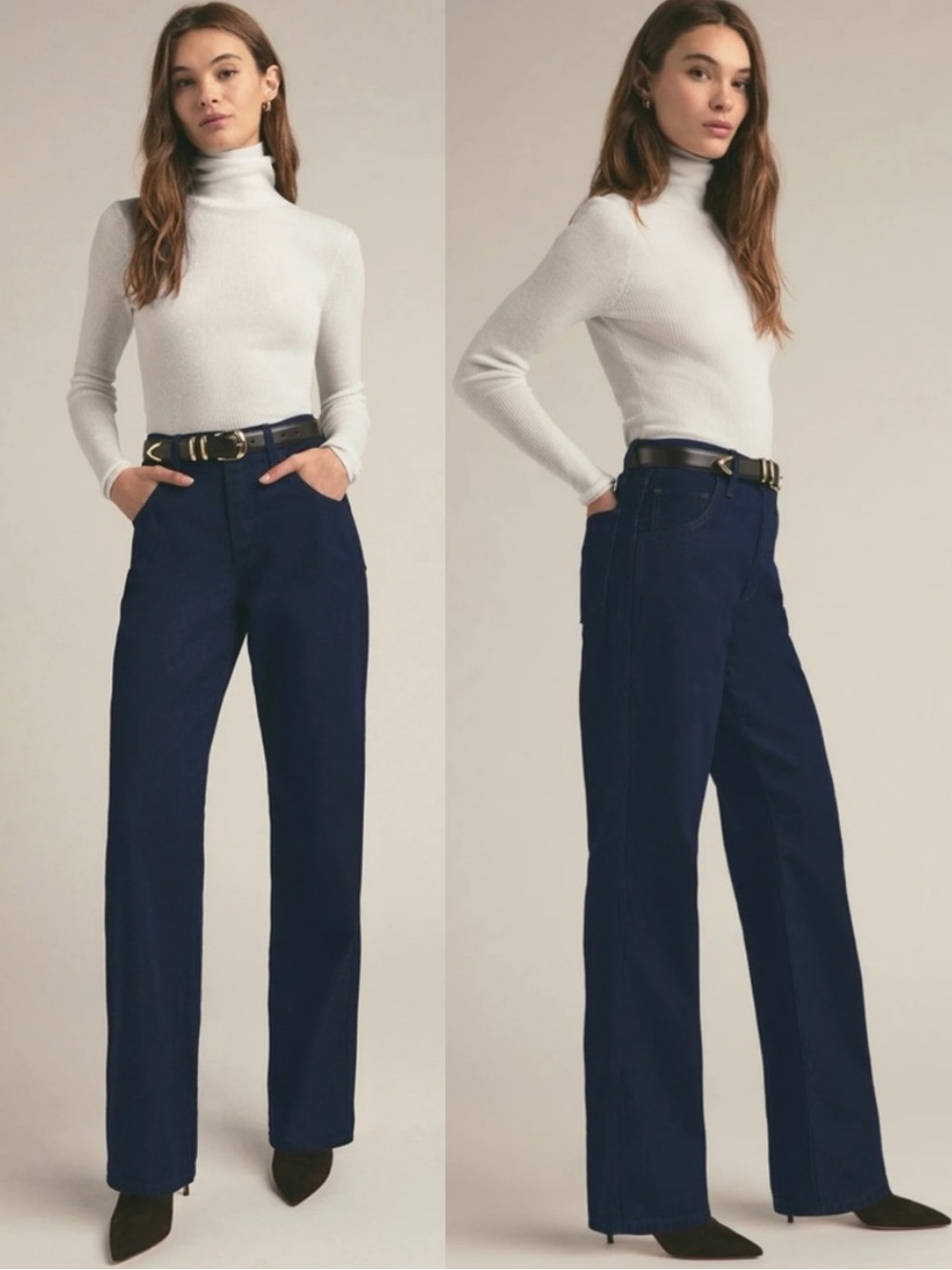 NWT Favorite Daughter The Jennifer High Rise Loose Straight Leg Jeans Stout - Picture 9 of 10